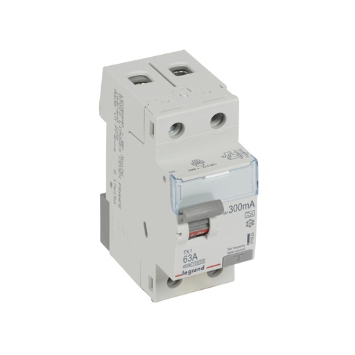 [LEG411923] LEGRAND INTER DIFF TX³ 2P 300MA 63A TYPE A - 2 MODULES