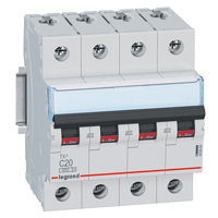 [LEG403563] LEGRAND DISJ. TX³ 6000A/6KA 4P C20 400V - 4 MODU LES