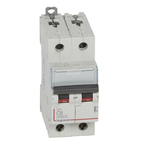 [LEG407796] LEGRAND STROOMONDERBREKER DX³ 6000A/10KA 2P C06 400V 2 MODUL ES