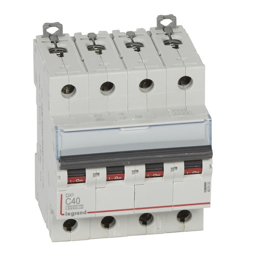 [LEG407932] LEGRAND STROOMONDERBREKER DX³ 6000A/10KA 4P C40 400V 4 MODUL ES