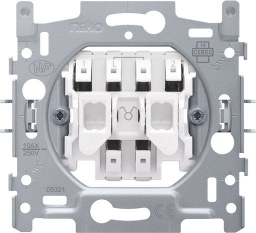 [NIK170-01505] NIKO INTERRUPTEUR 2 ALLUMAGES - QUICK CONNECT