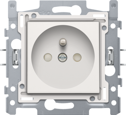 [NIK101-66600] NIKO PRISE 2P+T SECURITE BLANC