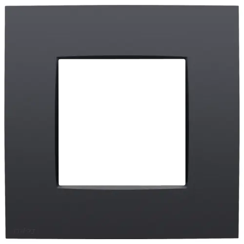 [NIK133-76100] NIKO PLAQUE DE RECOUVREMENT SIMPLE . . ANTHRACITE