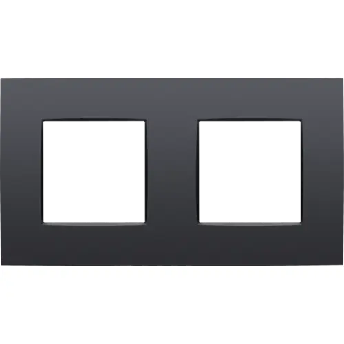 [NIK133-76800] NIKO PLAQUE DE RECOUVREMENT DOUBLE 71MM . . ANTHRACITE